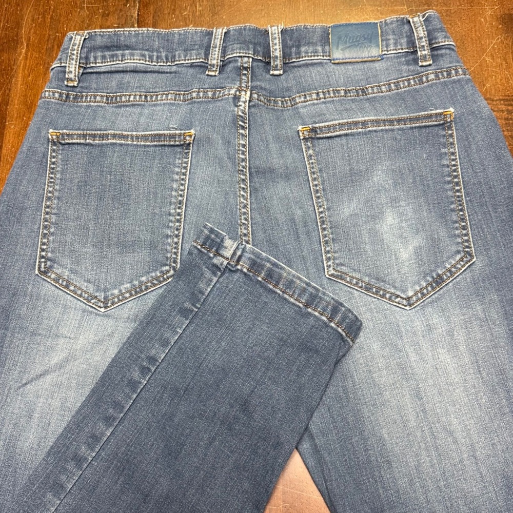 Mugsy Hamms Jeans Mens 32x32 Blue Stretch Straight Leg Denim